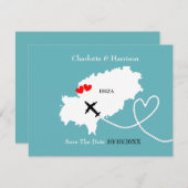海外挙式 Ibiza Save The Date セーブザデート (正面/裏面)