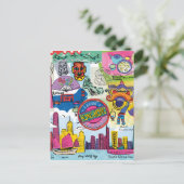 海外旅行 – 香港 ポストカード (スタンド正面)