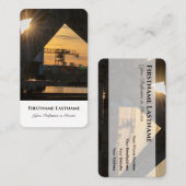 海外発送のための海運物流専門家 名刺 (正面/裏面)