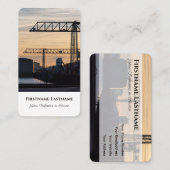 海外発送のための海運物流専門家 名刺 (正面/裏面)