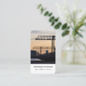 海外発送のための海運物流専門家 名刺 (スタンド正面)