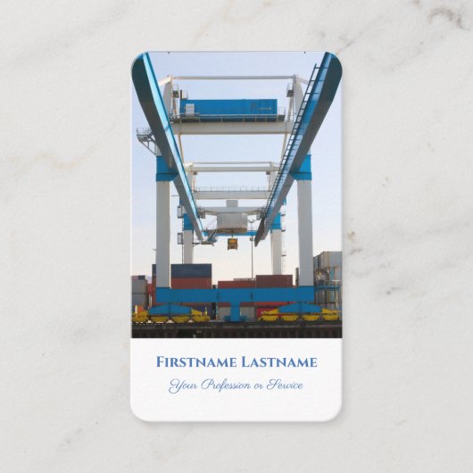 海外発送のための海運物流専門家 名刺 (正面)