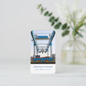 海外発送のための海運物流専門家 名刺 (スタンド正面)