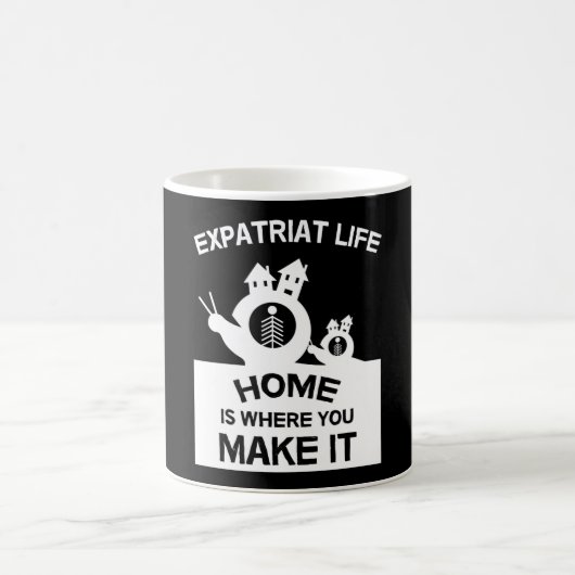 海外駐在員が家族や贈り物を広める コーヒーマグカップ (中央)