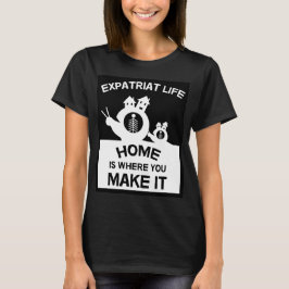 海外駐在員が家族や贈り物を広める Tシャツ