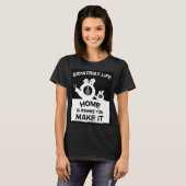 海外駐在員が家族や贈り物を広める Tシャツ (正面フル)