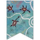 海夢を見るアボリジナルアートバンティング バンティングフラッグ (第2の旗)