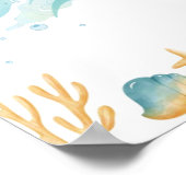 海夢発見クラゲのカスタマイズ ポスター (角)