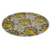 海大尉魚パターン カッティングボード (角)