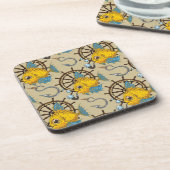 海大尉魚パターン コースター (左側)