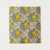 海大尉魚パターン タペストリー (正面)