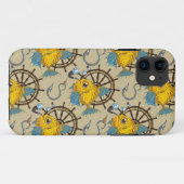 海大尉魚パターン Case-Mate iPhoneケース (裏面(横))
