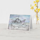 海失ったで カード (黄色い花)