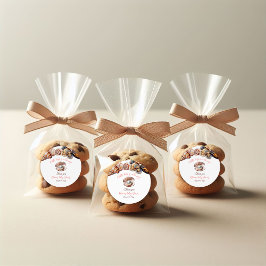 海女の子のベビーシャワーの下の小さな真珠 ラウンドシール