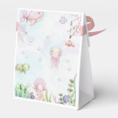 海女の子の赤ちゃんシャワーお願いボックスの下 フェイバーボックス (裏面サイド)