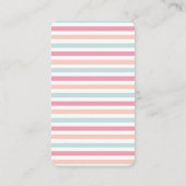 海威厳のあるの赤ちゃんシャワーの下の真珠 エンクロージャーカード (裏面)