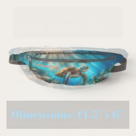 海威厳のあるウミガメ近くカラフルコーラルリーフ ファニーパック