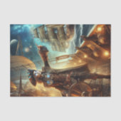 海宇宙パイレーツスチームパンクビクトリアンヴィンテージ 薄葉紙 (正面)