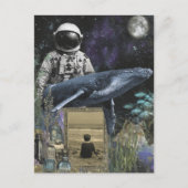 海宇宙飛行士の混合媒体 ポストカード (正面)