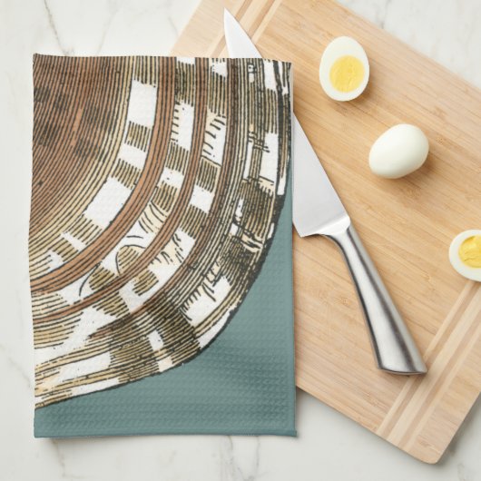 海宝石 キッチンタオル (四つ折り)