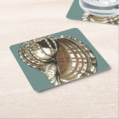 海宝石 スクエアペーパーコースター (アングル)