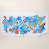 海宝石 ビーチタオル (正面)