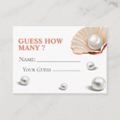 海少し真珠の推測どのように多くのゲームカード エンクロージャーカード (正面)