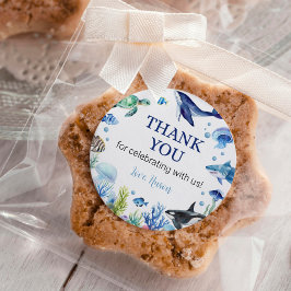 海少年誕生日シールパーティー ラウンドシール