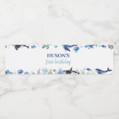 海少年誕生日水瓶ラベル ペットボトルラベル (シングルラベル)