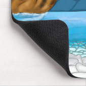 海山渓谷バードクラウドアート マウスパッド (コーナー)