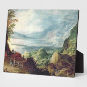 海山風景(油) フォトプラーク (側面)