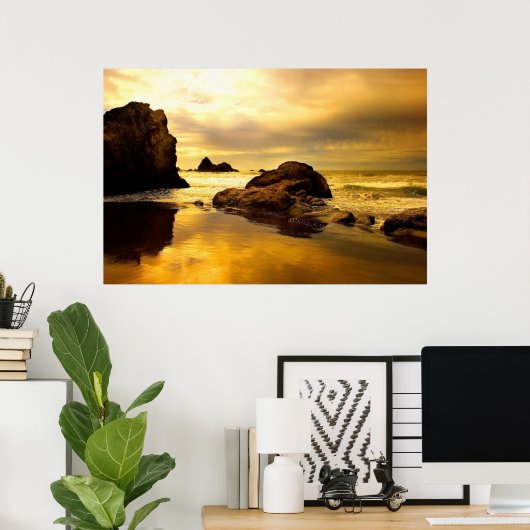 海岩ポスター ポスター (ホームオフィス)