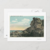 海岩層の老人の見解 ポストカード (正面/裏面)