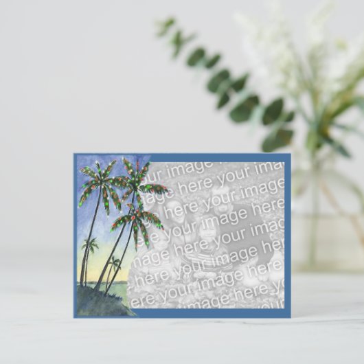 海岸からのクリスマス シーズンポストカード (スタンド正面)