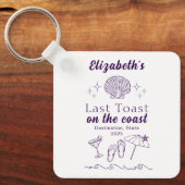 海岸でのラストパーティー　太陽と海に祝福されて キーホルダー (正面)