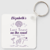 海岸でのラストパーティー　太陽と海に祝福されて キーホルダー (裏面)