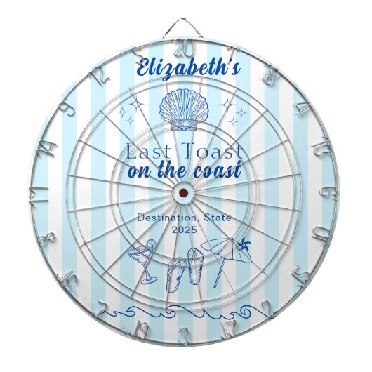海岸でのラスト toast ビーチパーティー ダーツボード (正面)