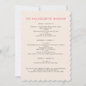 海岸でのラスト toast ビーチ独身最後のパーティー 招待状 (裏面)