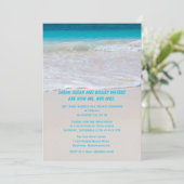 海岸での受付のみ 招待状 (スタンド正面)