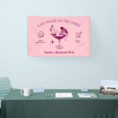 海岸での最後のバチェローパーティーのお祝い 横断幕 (トレードショー)