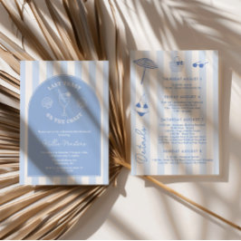 海岸での最後の乾杯パーティー 招待状