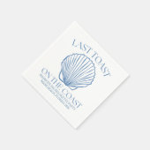 海岸での最後の乾杯 スタンダードカクテルナプキン (角)