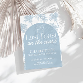海岸での最後の乾杯 バチェロレッテパーティーの招待状 招待状