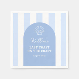 海岸での最後の乾杯 バチェロレッテパーティー スタンダードカクテルナプキン