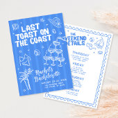 海岸での最後の乾杯 バチェロレッテ イテイナリー 招待状