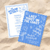 海岸での最後の乾杯 バチェロレッテ イテイナリー 招待状