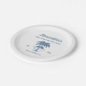 海岸での最後の乾杯 バチェロレッテ ペーパープレート (アングル)