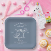 海岸での最後の乾杯 独身最後の夜 ペーパープレート (パーティー)