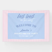 海岸での最後の乾杯 独身最後の歓迎 横断幕 (横)