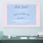 海岸での最後の乾杯 独身最後の歓迎 横断幕 (トレードショー)